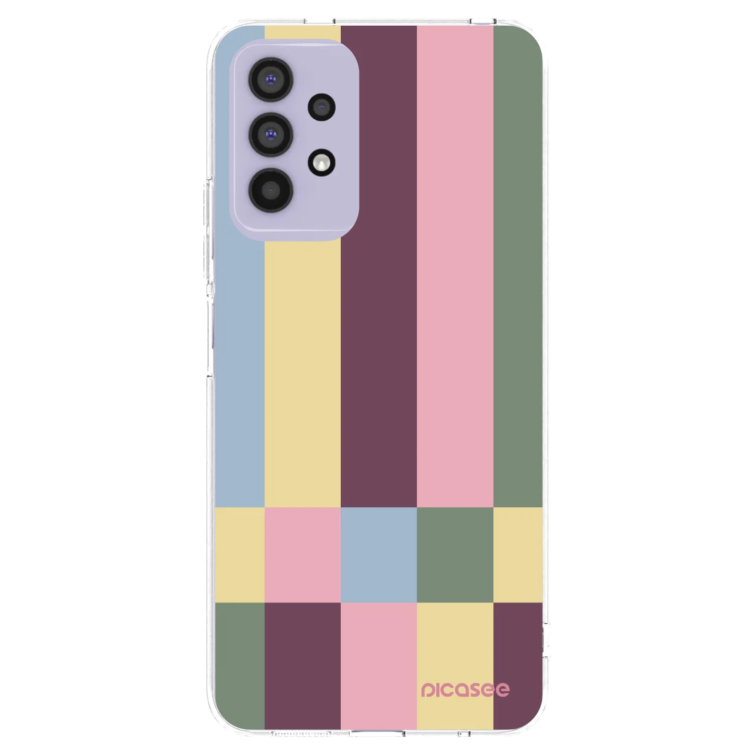 Picasee silikónový prehľadný obal pre Samsung Galaxy A32 4G SM-A325F - Lobby tiles