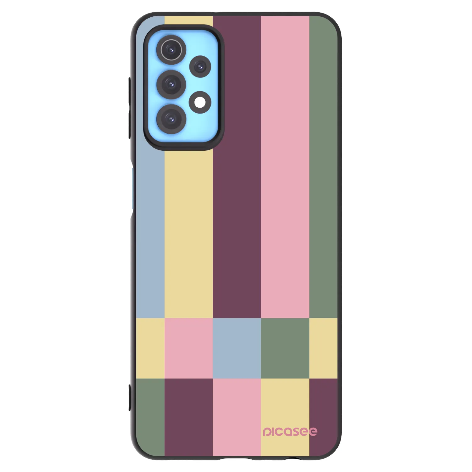 Picasee silikónový čierny obal pre Samsung Galaxy A32 4G SM-A325F - Lobby tiles
