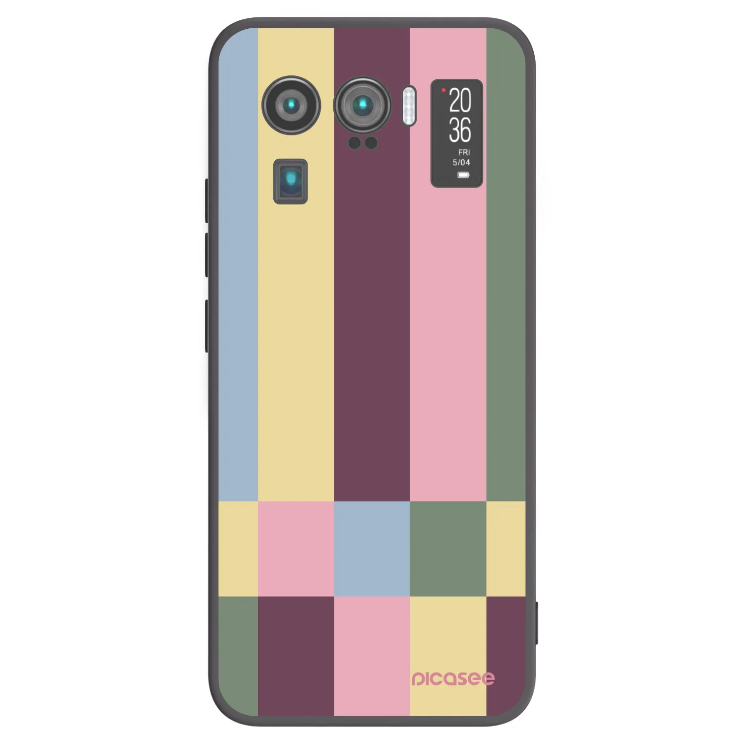 Picasee silikónový čierny obal pre Xiaomi Mi 11 Ultra - Lobby tiles