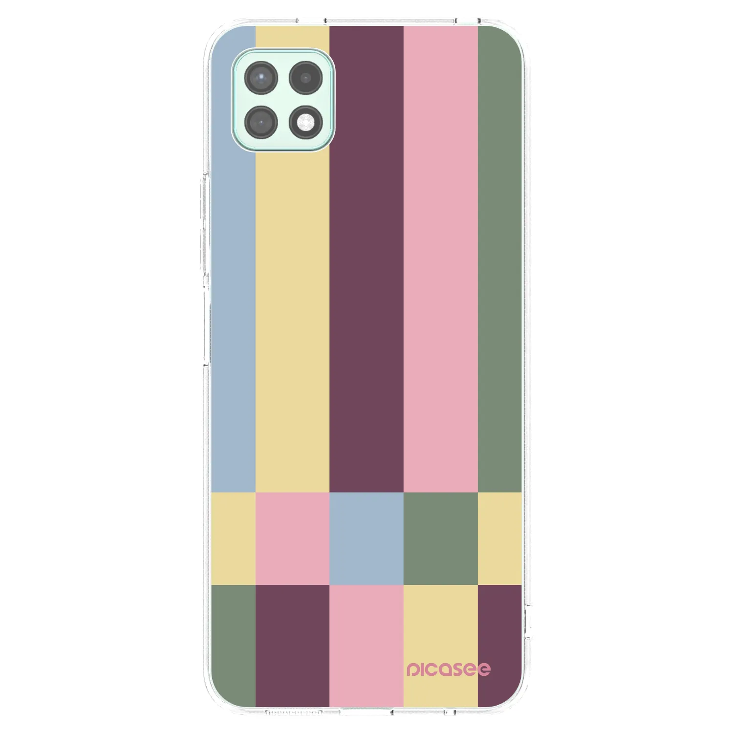 Picasee silikónový prehľadný obal pre Samsung Galaxy A22 A226B 5G - Lobby tiles