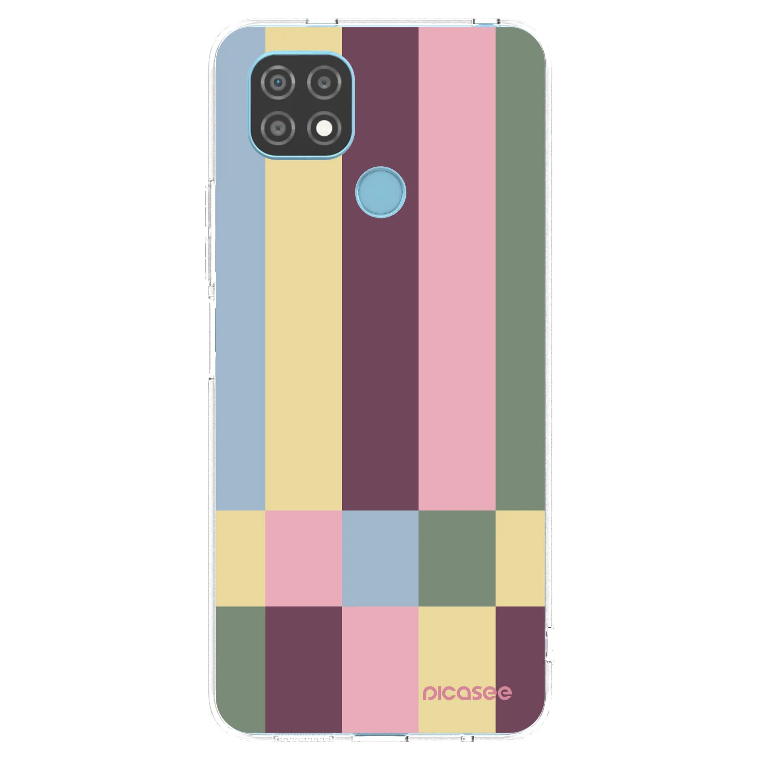 Picasee silikónový prehľadný obal pre Realme C21 - Lobby tiles