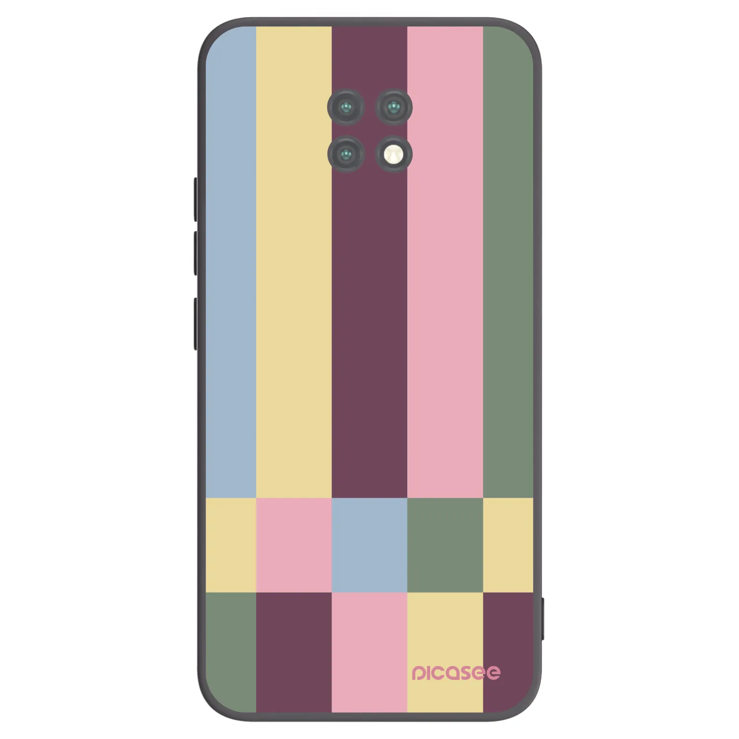 Picasee silikónový čierny obal pre Xiaomi Redmi Note 9T - Lobby tiles