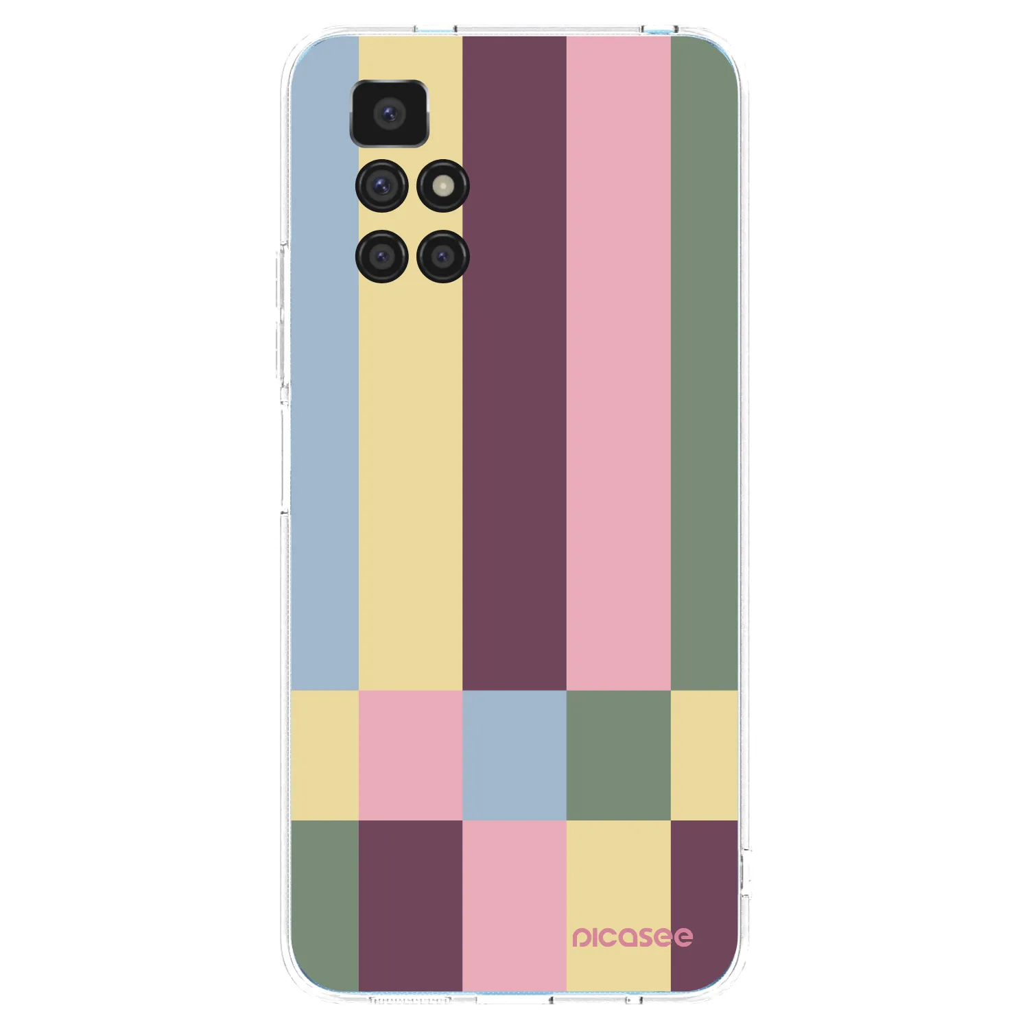 Picasee silikónový prehľadný obal pre Xiaomi Redmi 10 - Lobby tiles