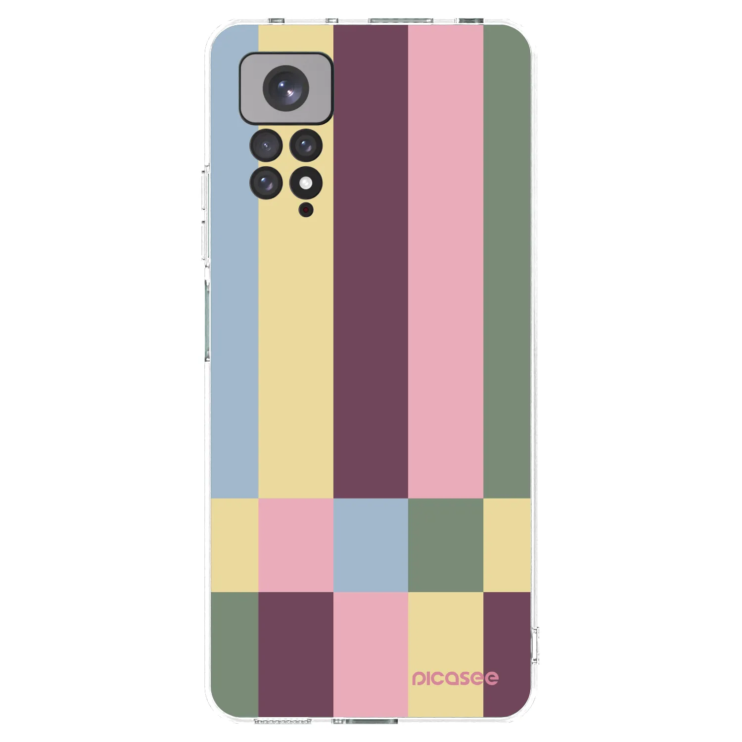 Picasee silikónový prehľadný obal pre Xiaomi Redmi Note 11 - Lobby tiles