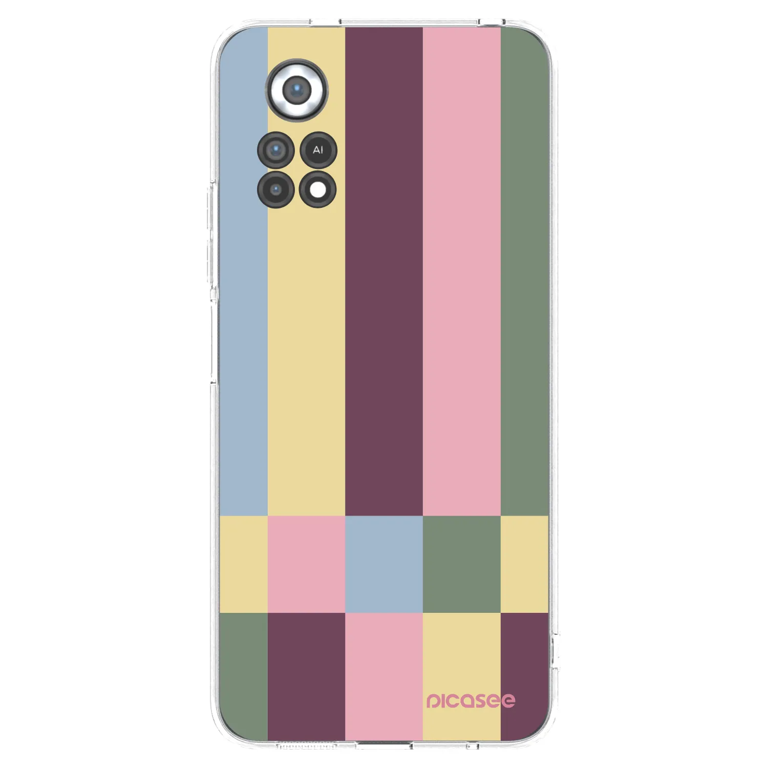 Picasee silikónový prehľadný obal pre Xiaomi Poco X4 Pro 5G - Lobby tiles
