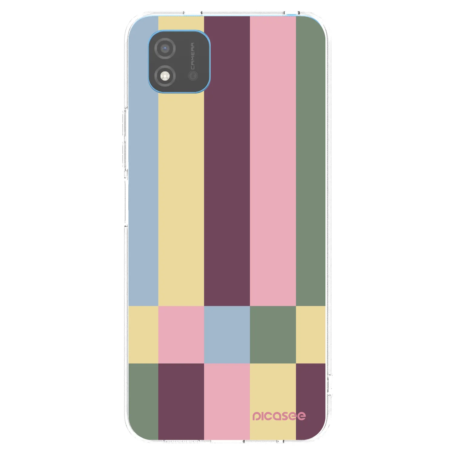 Picasee silikónový prehľadný obal pre Realme C11 (2021) - Lobby tiles