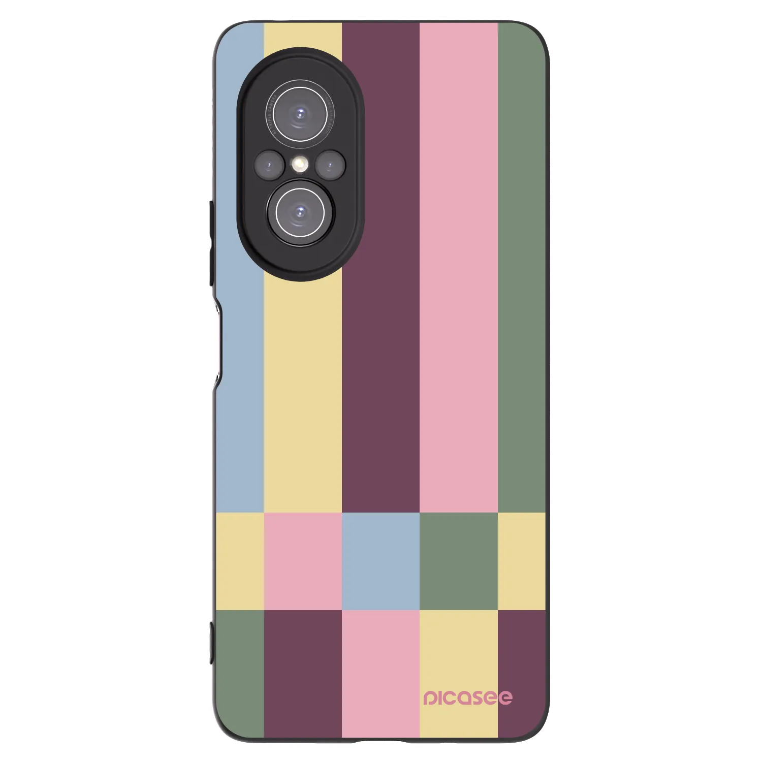 Picasee silikónový čierny obal pre Huawei Nova 9 SE - Lobby tiles