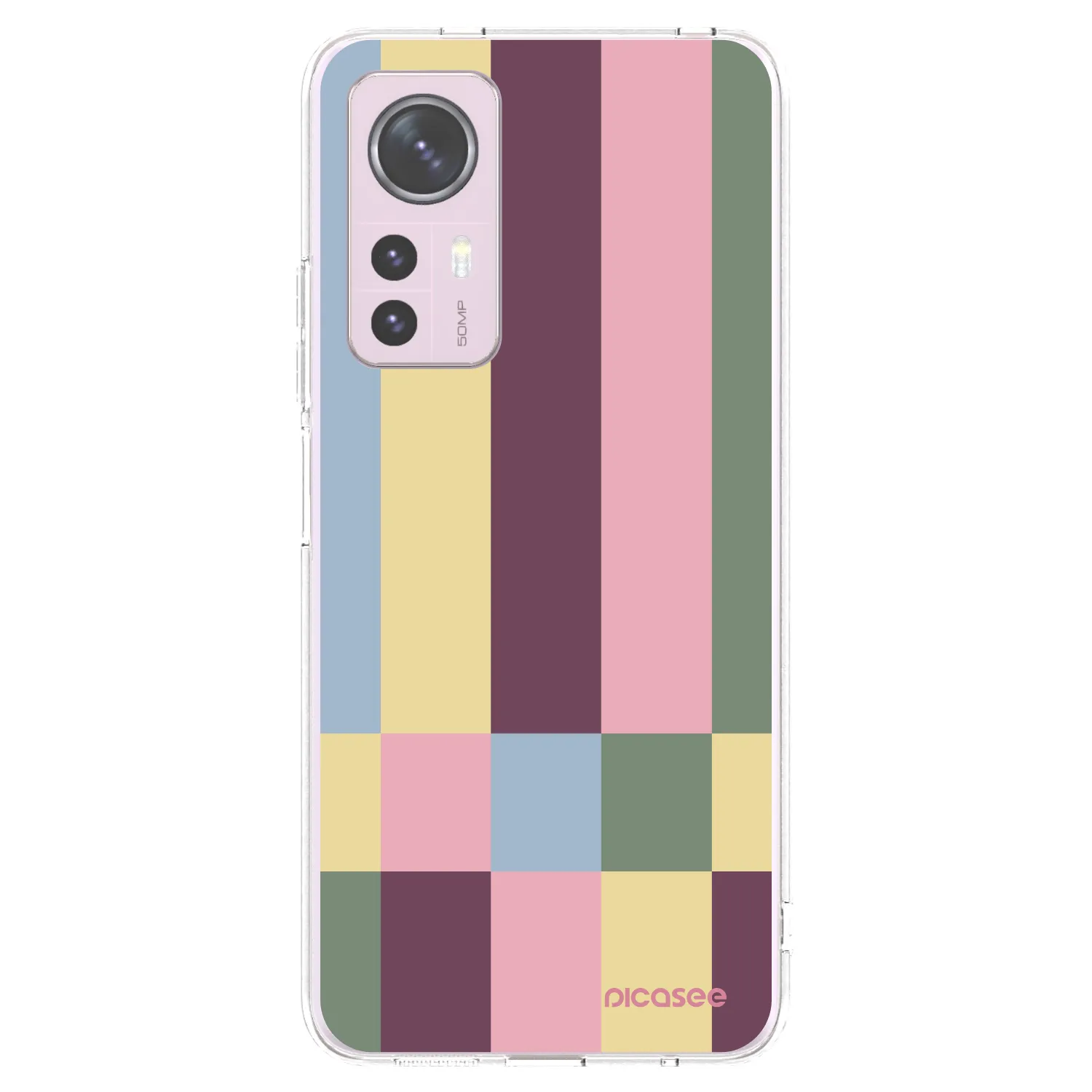 Picasee silikónový prehľadný obal pre Xiaomi 12 - Lobby tiles
