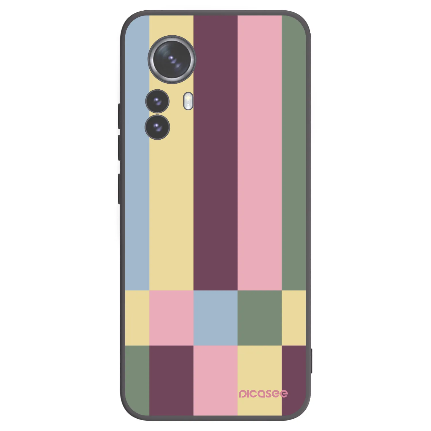 Picasee silikónový čierny obal pre Xiaomi 12 Pro - Lobby tiles