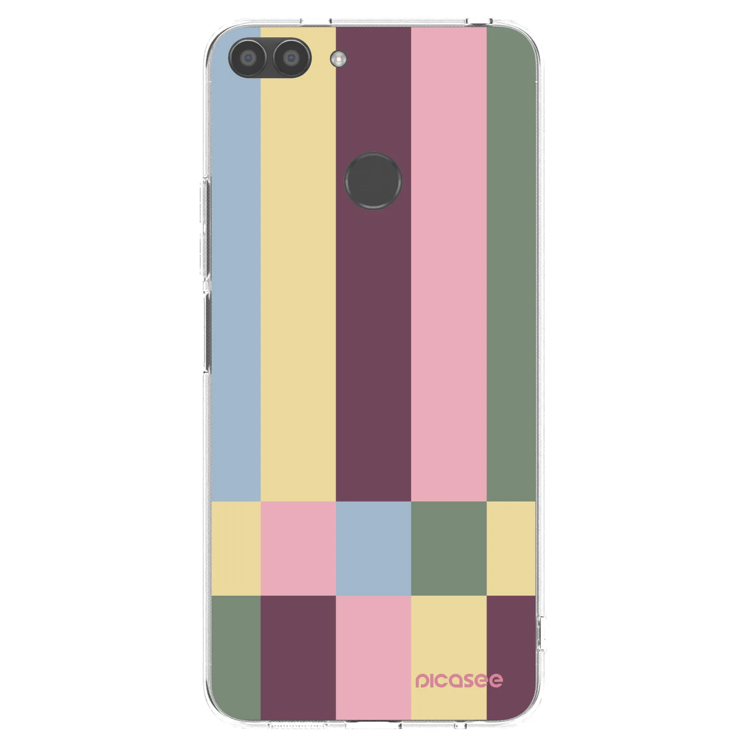 Picasee silikónový prehľadný obal pre Huawei P Smart - Lobby tiles