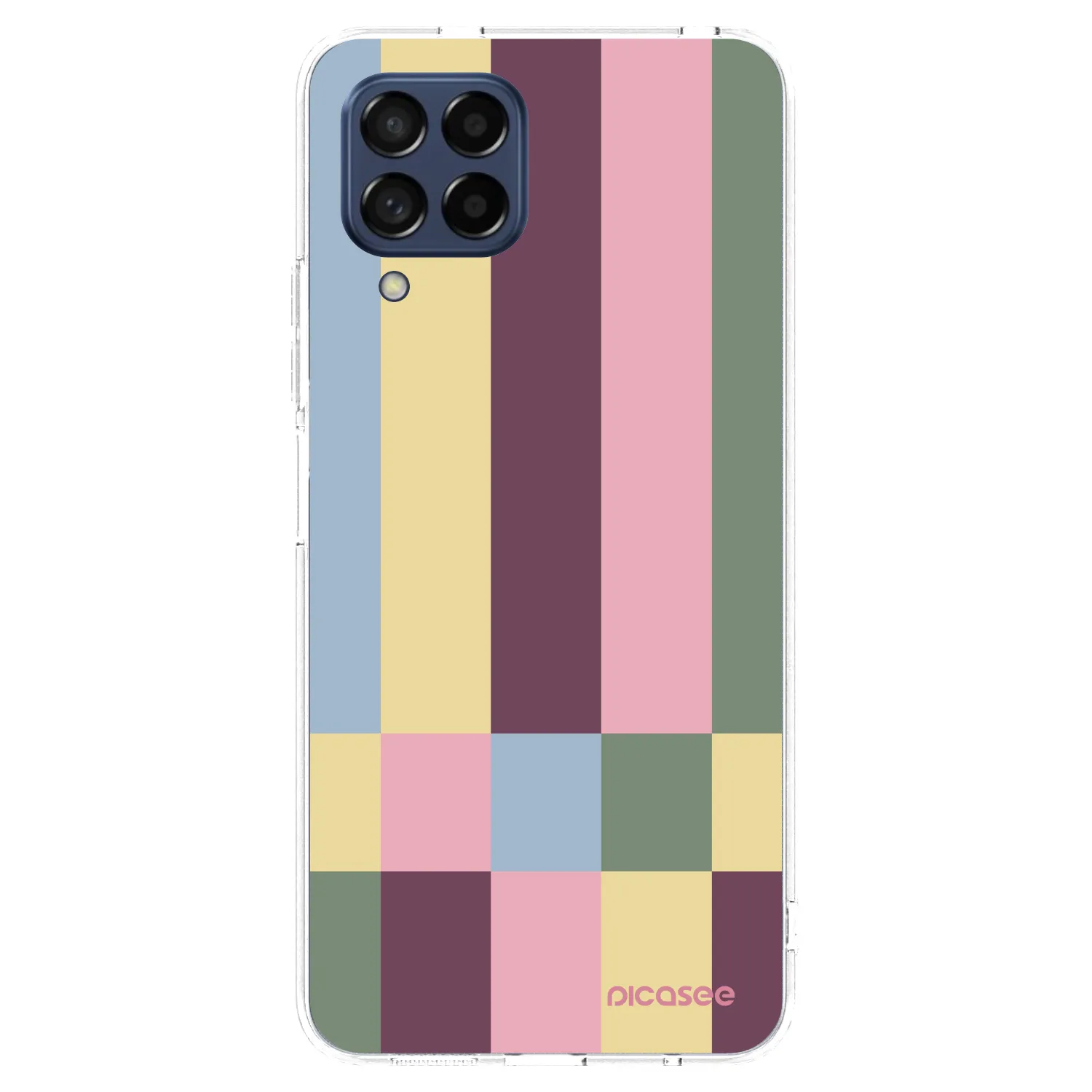 Picasee silikónový prehľadný obal pre Samsung Galaxy M53 5G - Lobby tiles