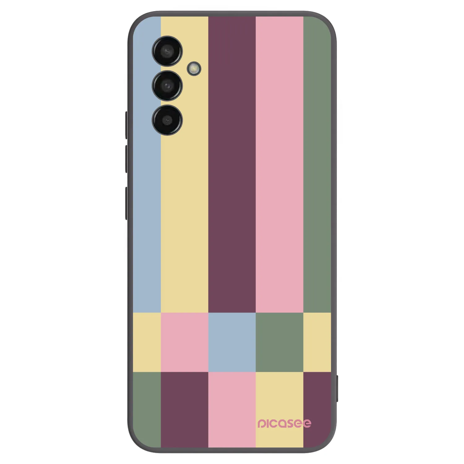 Picasee silikónový čierny obal pre Samsung Galaxy M13 M135F - Lobby tiles
