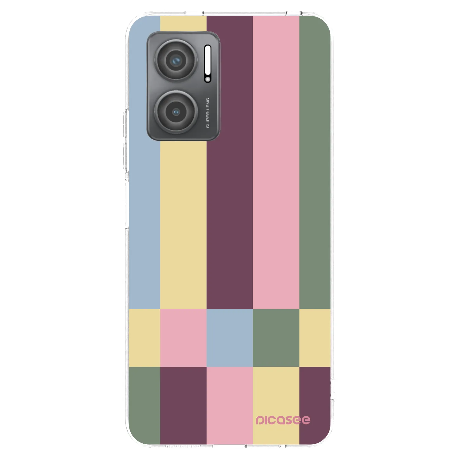 Picasee silikónový prehľadný obal pre Xiaomi Redmi 10 5G - Lobby tiles