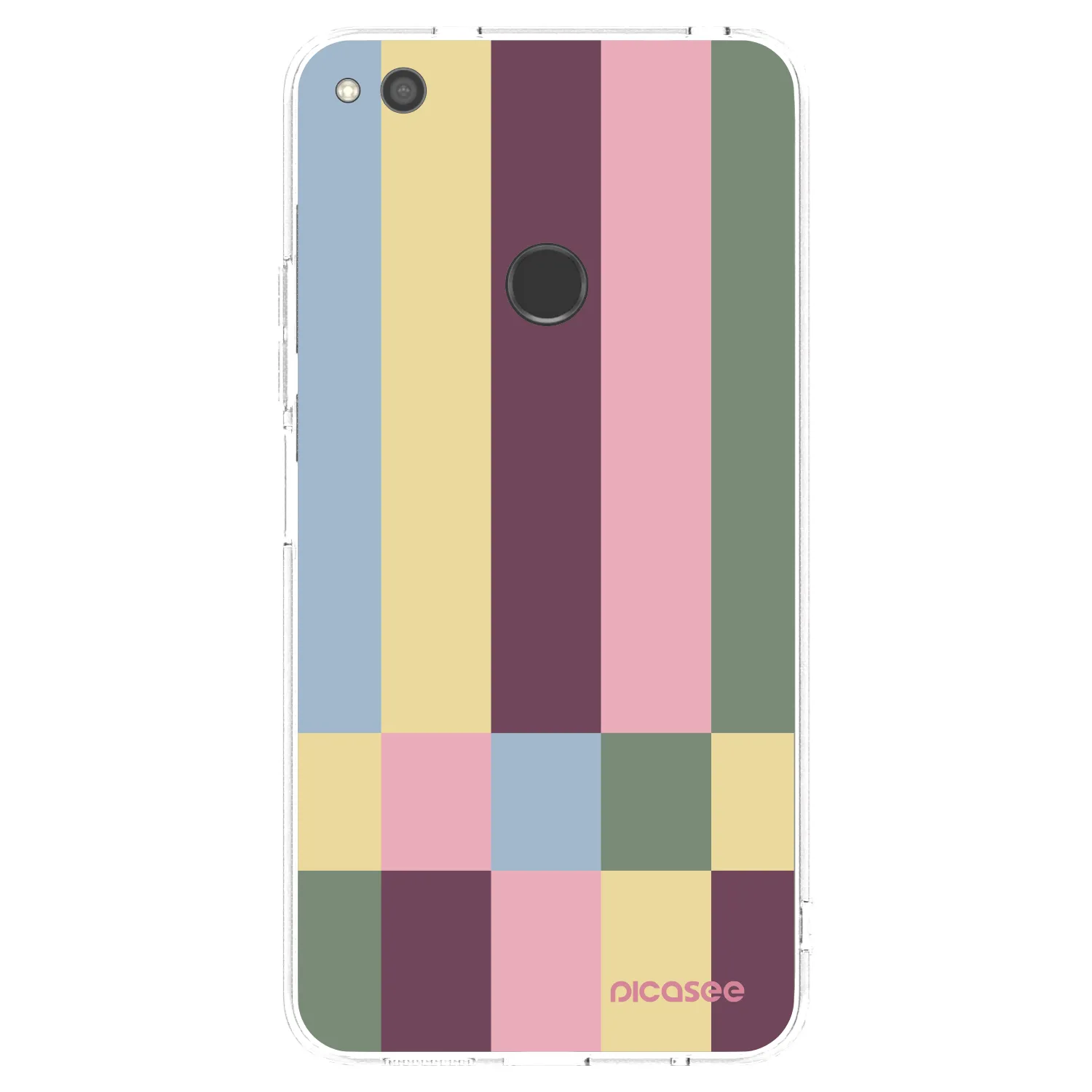 Picasee silikónový prehľadný obal pre Huawei Mate 40 Pro - Lobby tiles