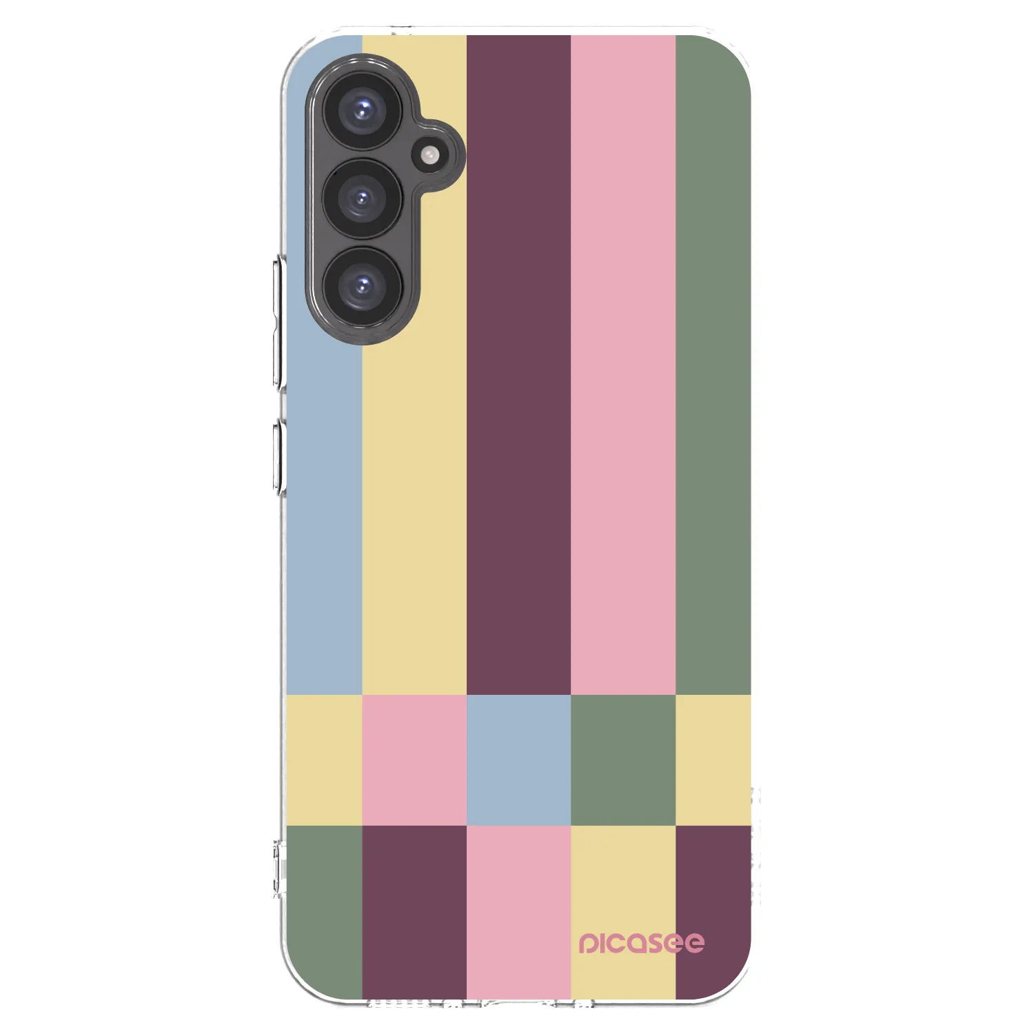 Picasee silikónový prehľadný obal pre Samsung Galaxy A34 5G A346B - Lobby tiles