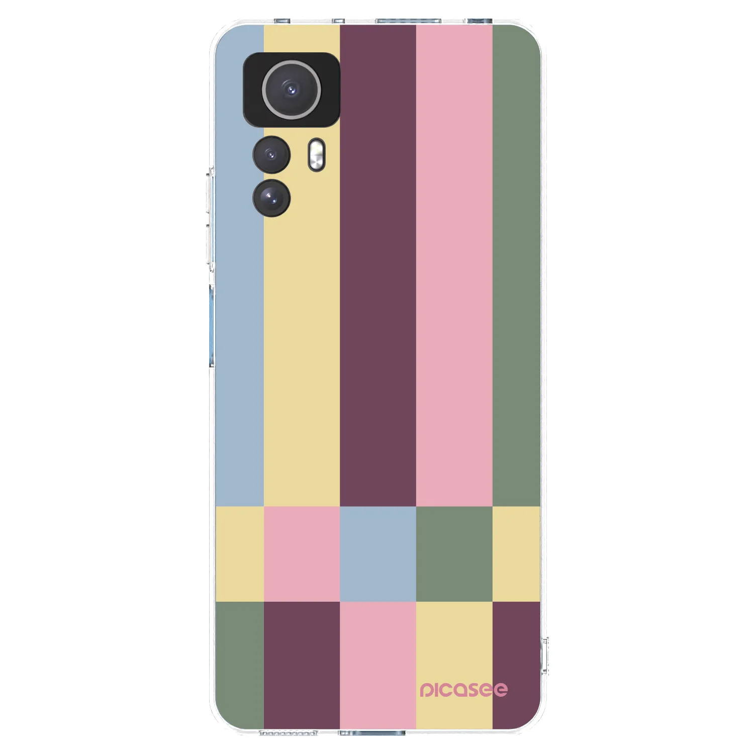 Picasee silikónový prehľadný obal pre Xiaomi Redmi Note 12S - Lobby tiles