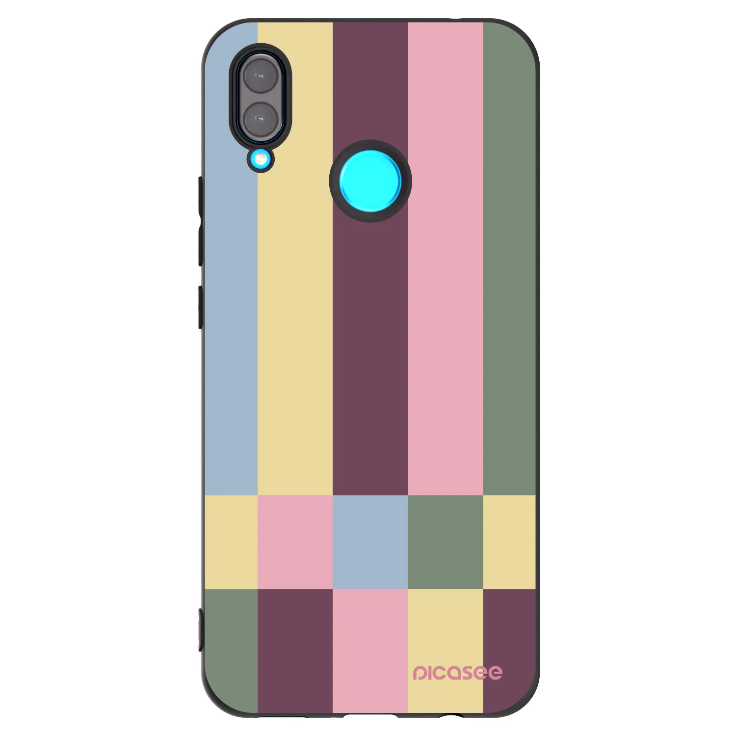 Picasee silikónový čierny obal pre Huawei Nova 3i - Lobby tiles