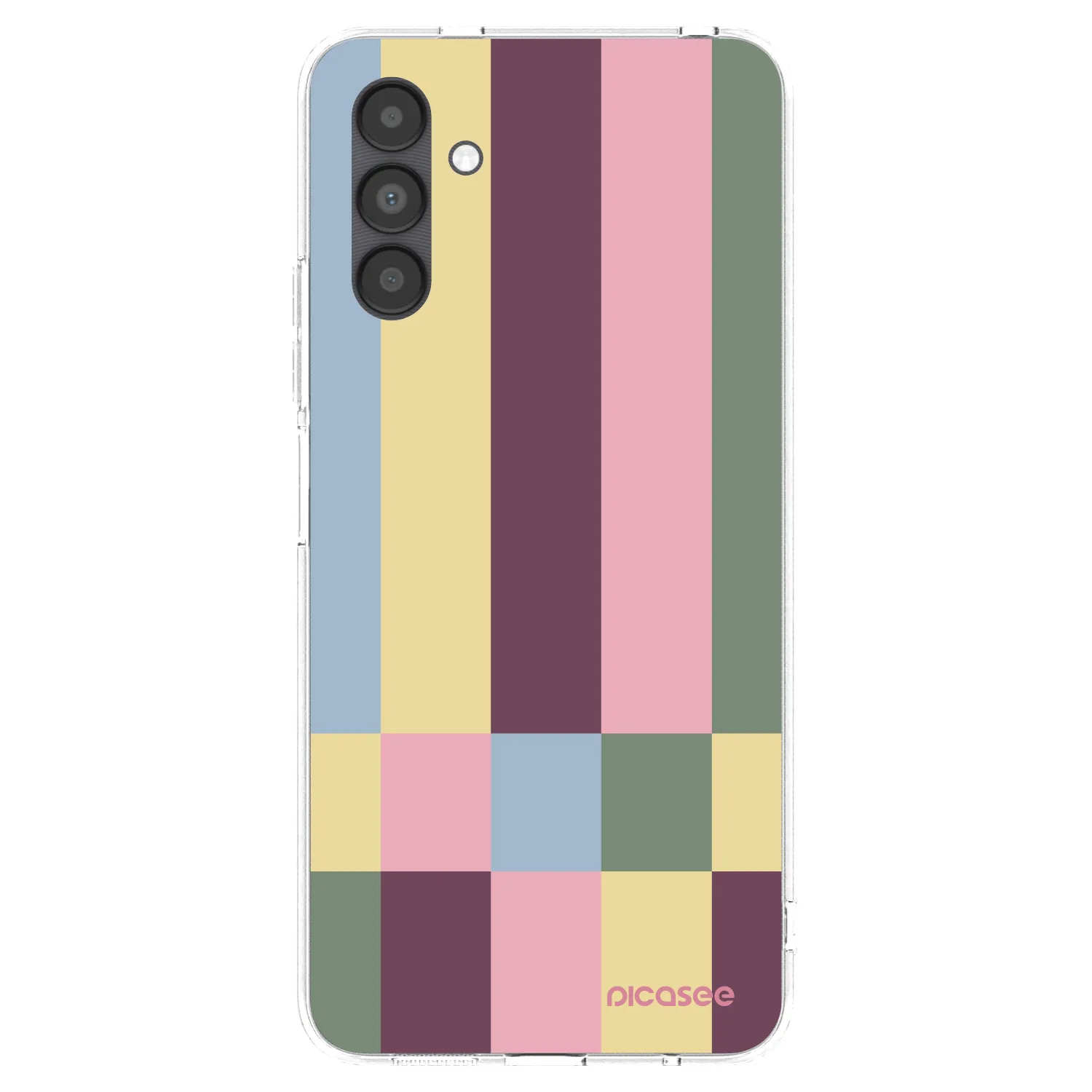 Picasee silikónový prehľadný obal pre Samsung Galaxy A04s A047F - Lobby tiles