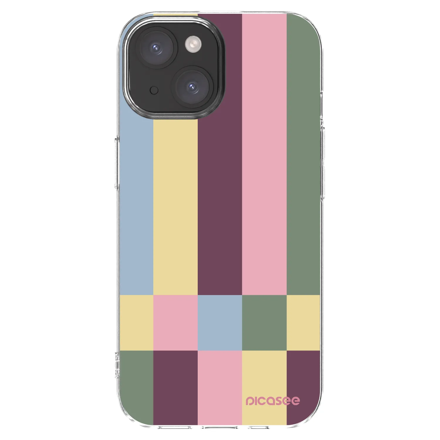 Picasee silikónový prehľadný obal pre Apple iPhone 15 - Lobby tiles
