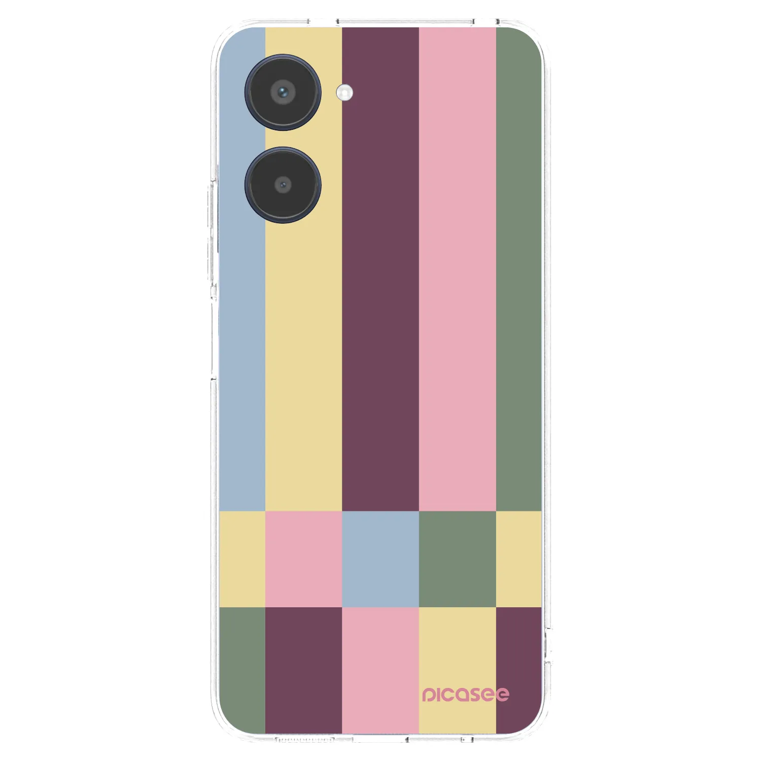 Picasee silikónový prehľadný obal pre Realme 10 4G - Lobby tiles