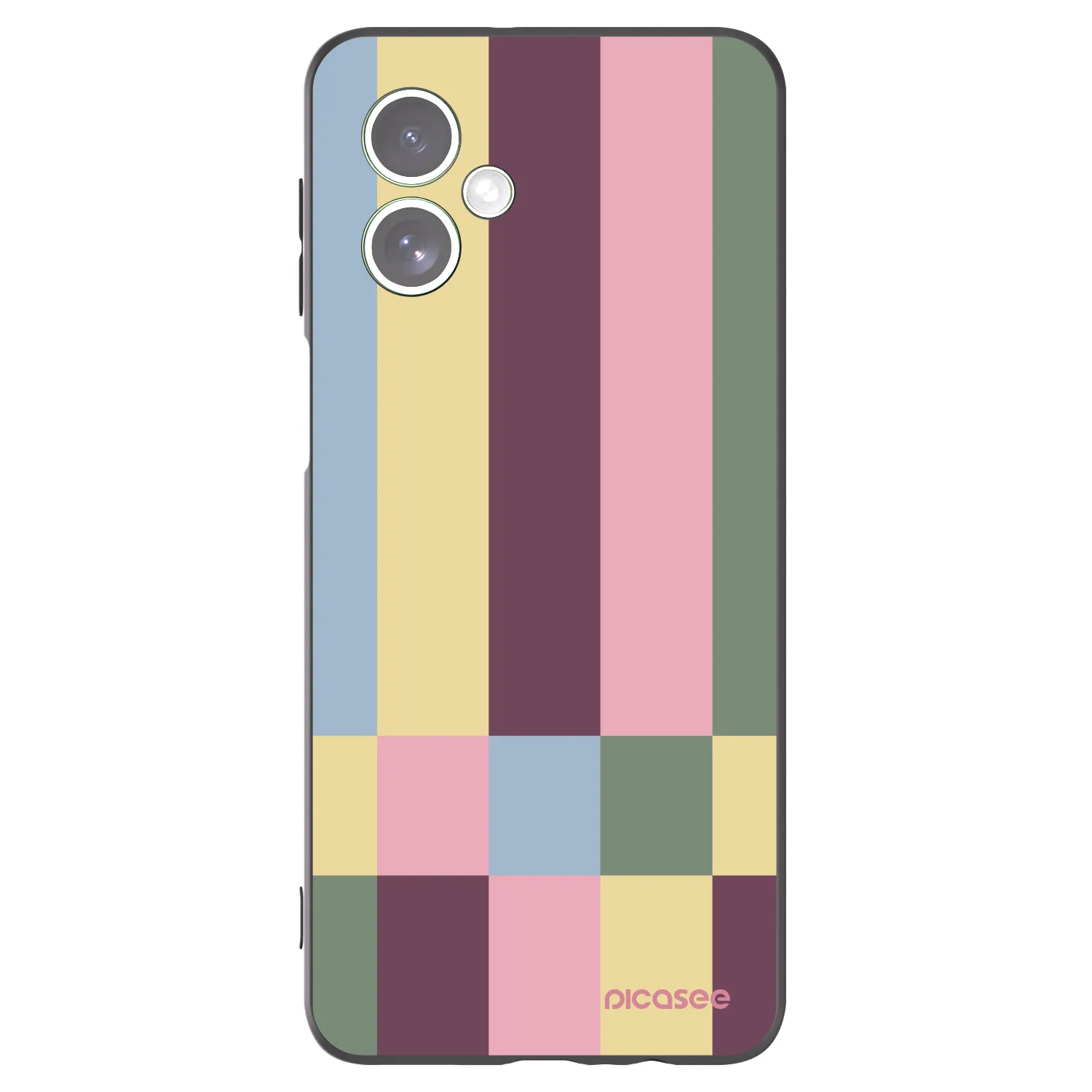 Picasee silikónový čierny obal pre Motorola Moto G54 5G - Lobby tiles