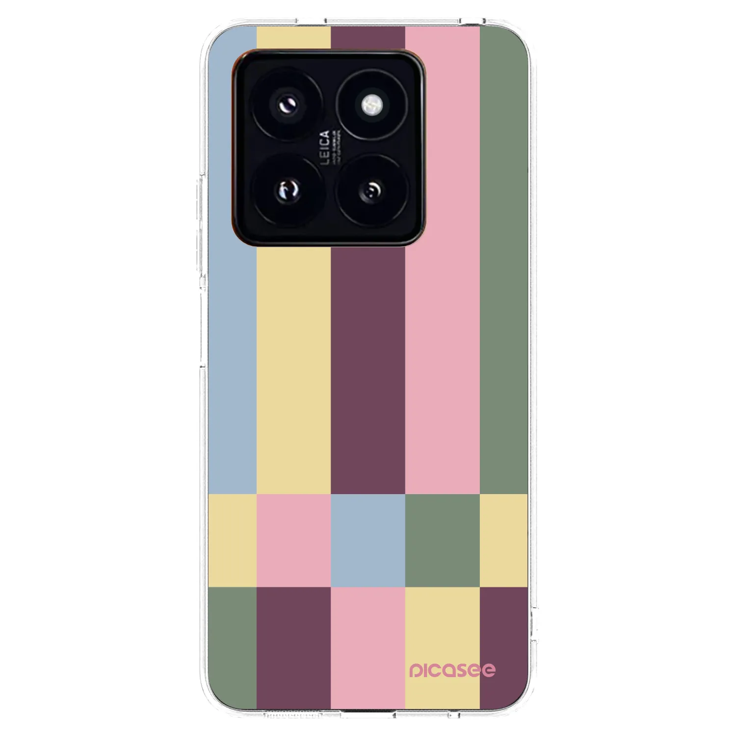 Picasee silikónový prehľadný obal pre Xiaomi 14 Pro - Lobby tiles