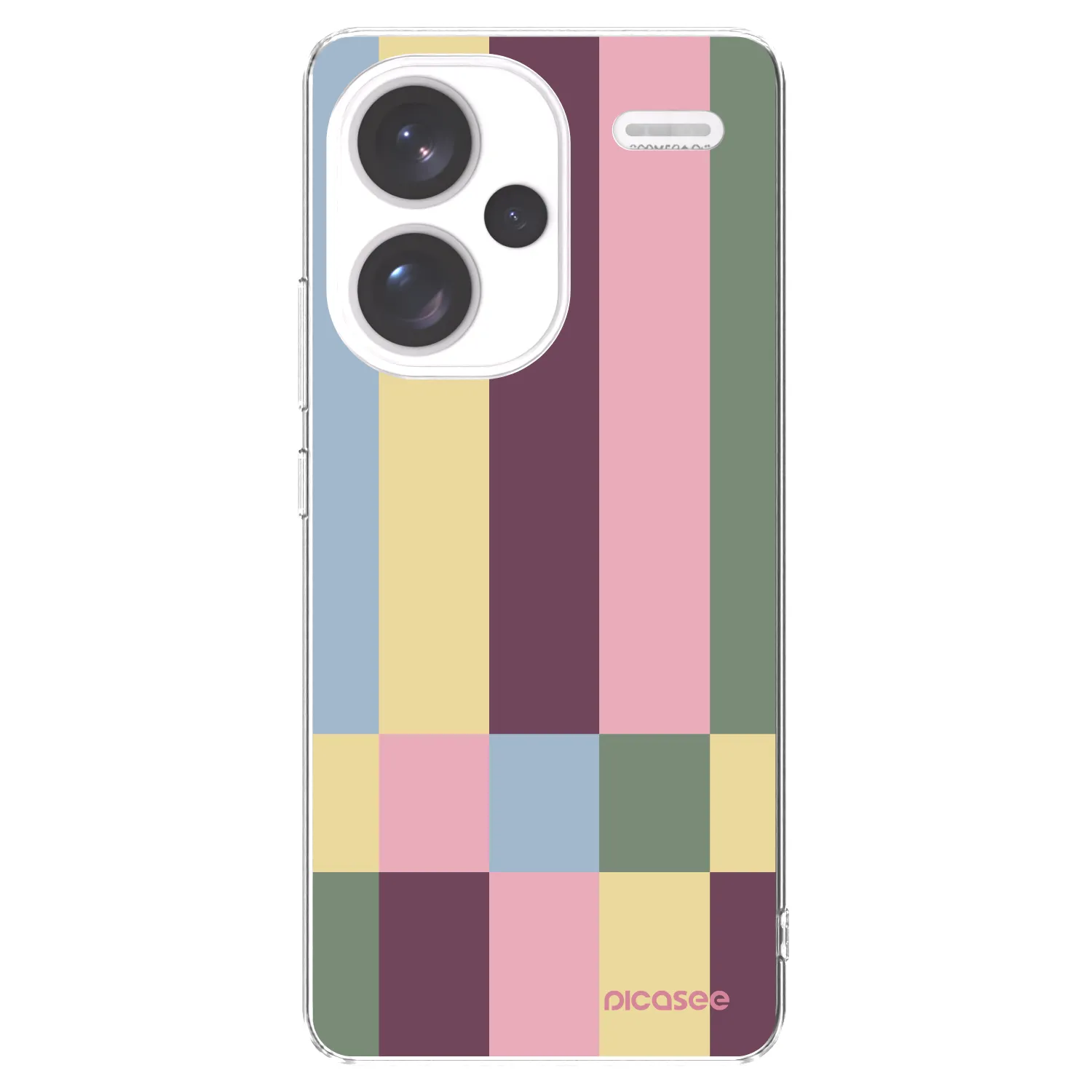 Picasee silikónový prehľadný obal pre Xiaomi Redmi Note 13 Pro+ 5G - Lobby tiles
