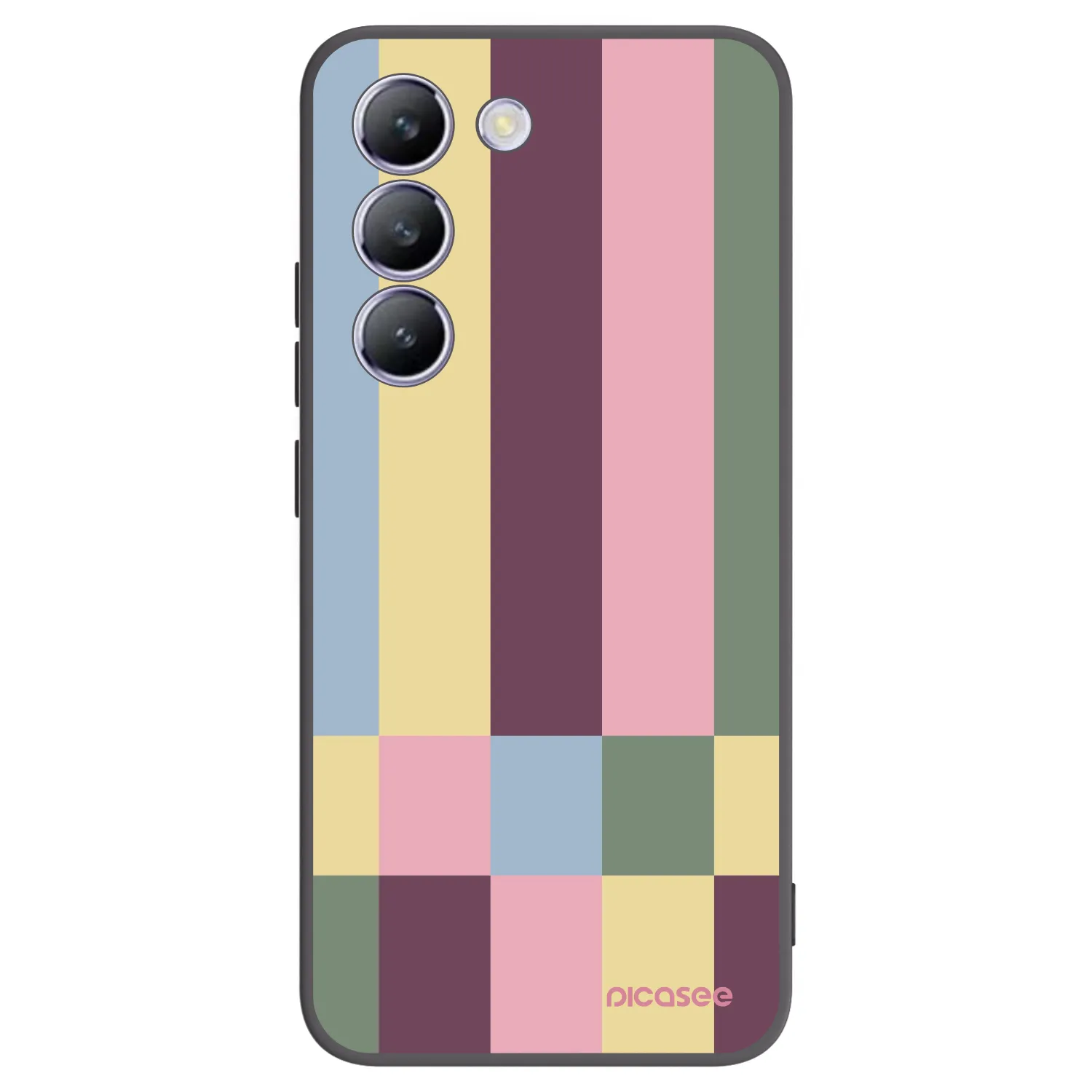 Picasee silikónový čierny obal pre Vivo V40 SE 5G - Lobby tiles