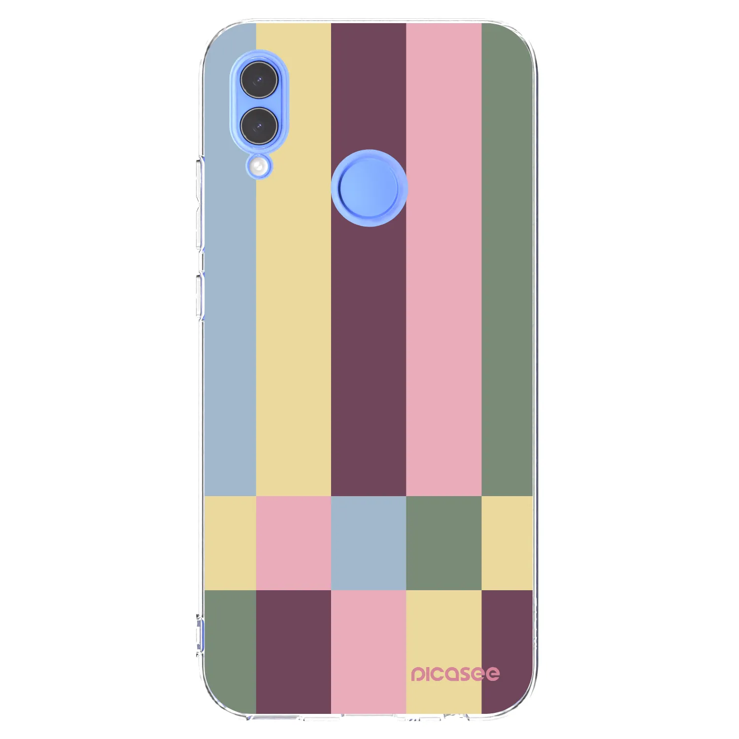 Picasee silikónový prehľadný obal pre Honor 10 Lite - Lobby tiles