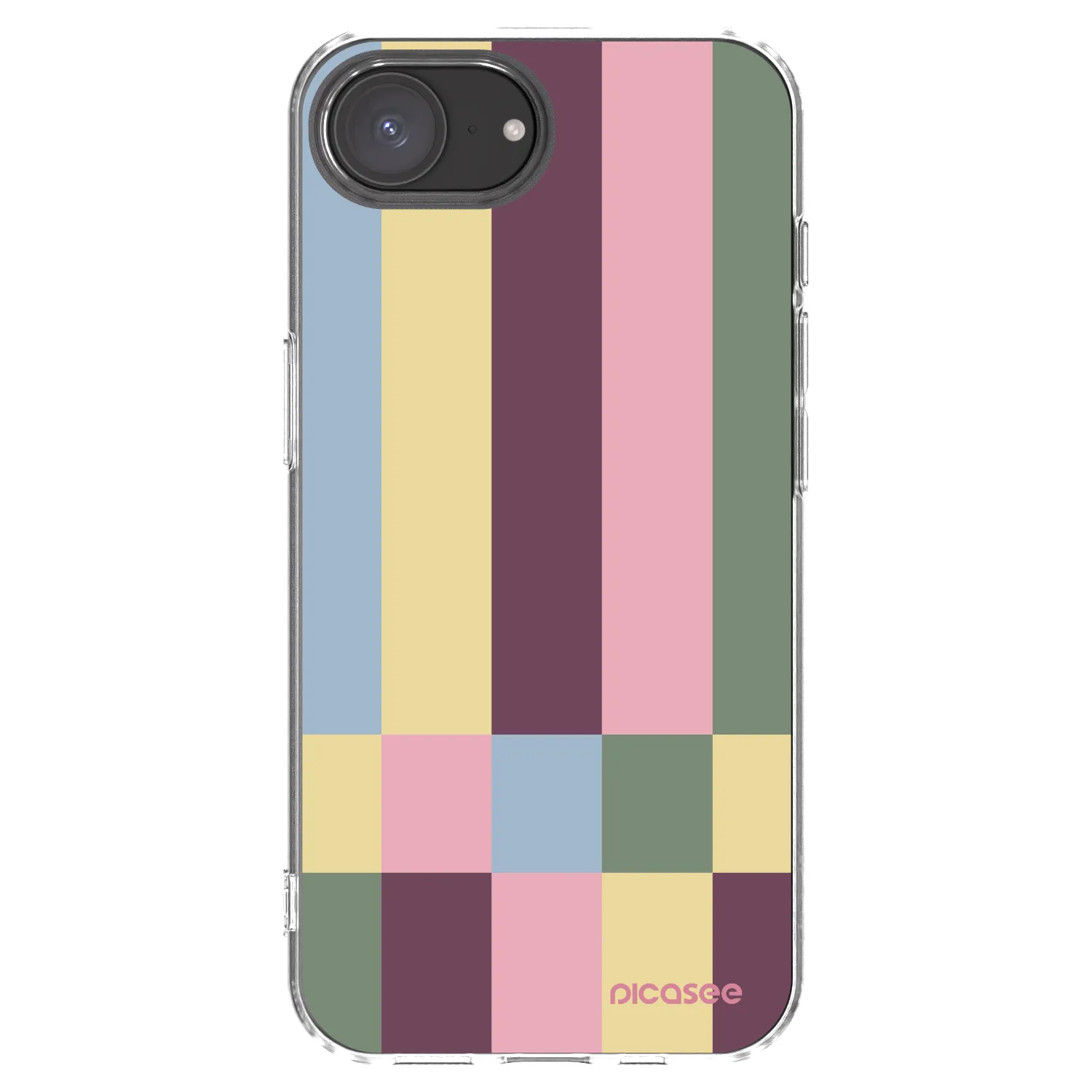 Picasee silikónový prehľadný obal pre Apple iPhone 16e - Lobby tiles