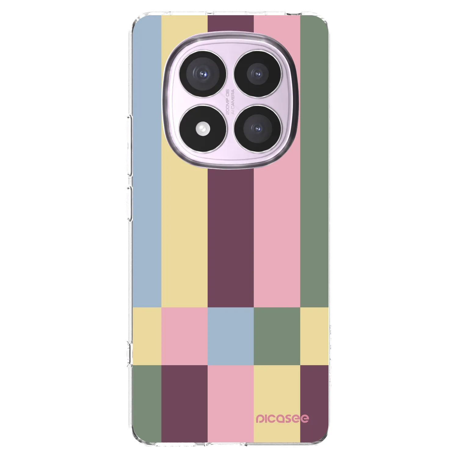Picasee silikónový prehľadný obal pre Xiaomi Redmi Note 14 Pro 5G - Lobby tiles