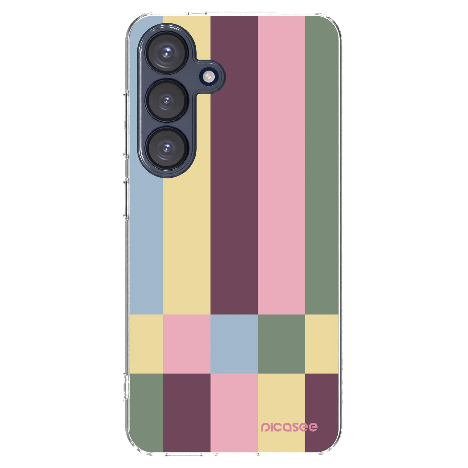 Picasee silikónový prehľadný obal pre Samsung Galaxy S25 5G - Lobby tiles