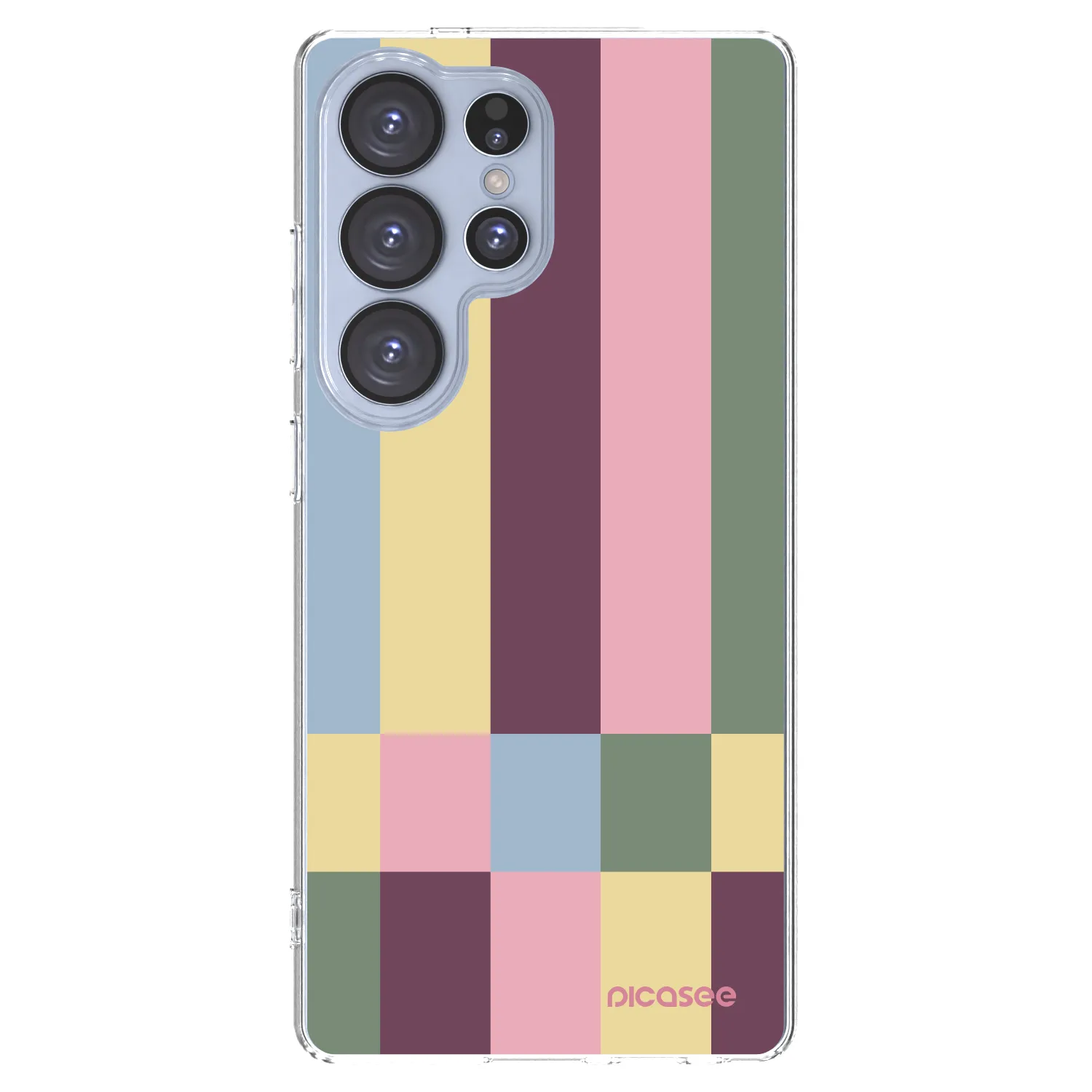 Picasee silikónový prehľadný obal pre Samsung Galaxy S25 Ultra 5G - Lobby tiles
