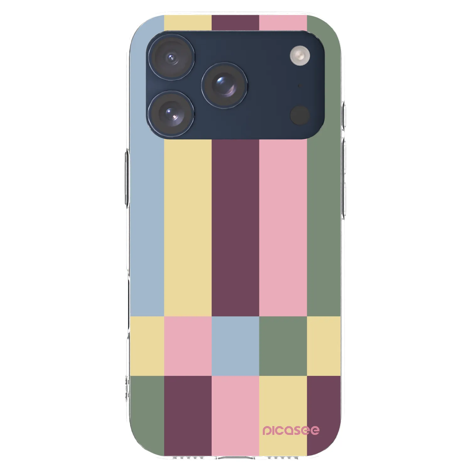 Picasee silikónový prehľadný obal pre Apple iPhone 17 Pro - Lobby tiles
