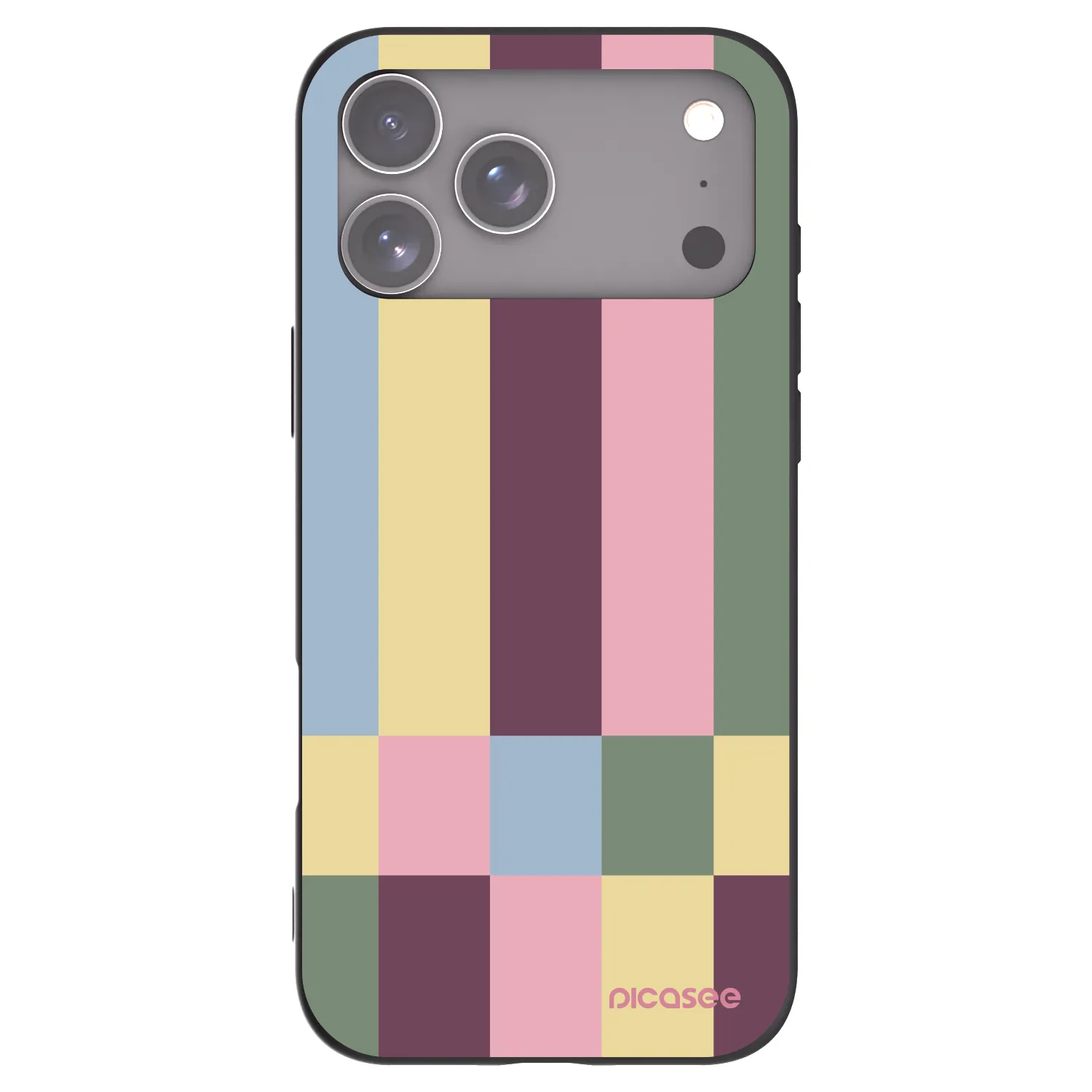 Picasee silikónový čierny obal pre Apple iPhone 17 Pro Max - Lobby tiles