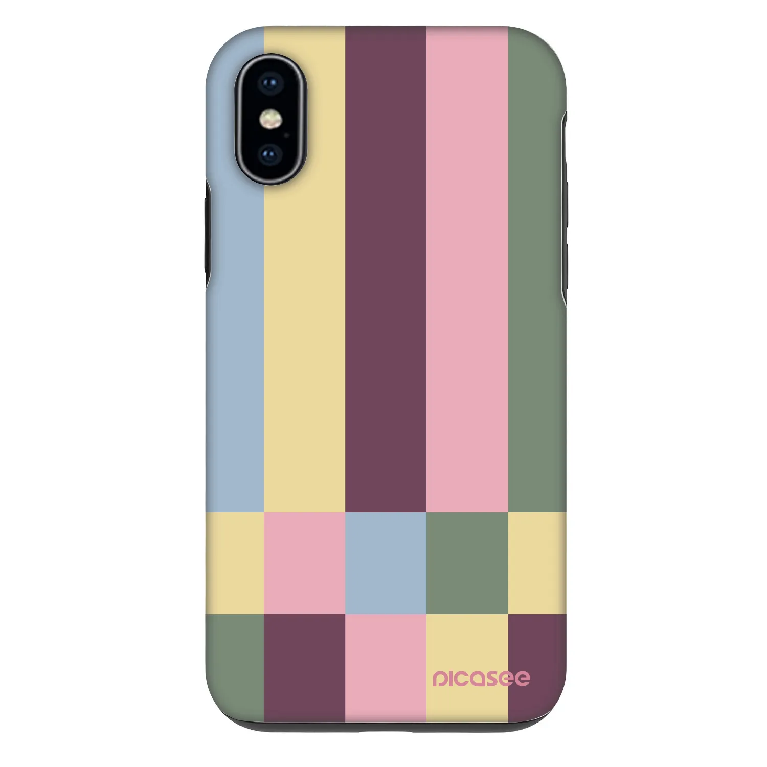 Picasee Fashion Case pre Apple iPhone X/XS - Lobby tiles