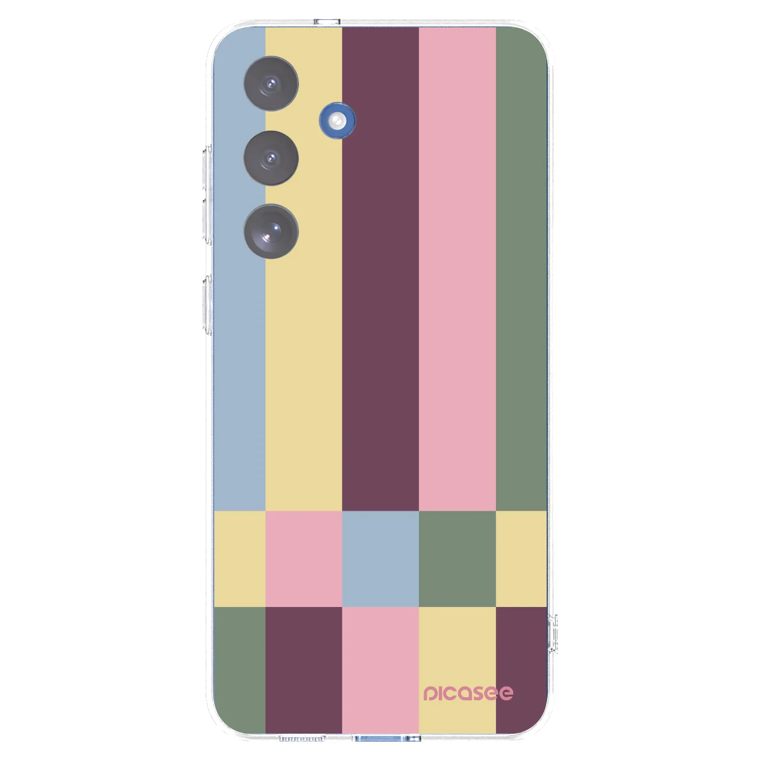 Picasee silikónový prehľadný obal pre Samsung Galaxy S25 FE 5G - Lobby tiles