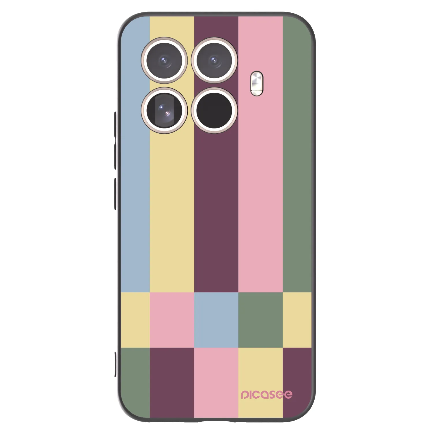 Picasee silikónový čierny obal pre Xiaomi 15T Pro - Lobby tiles