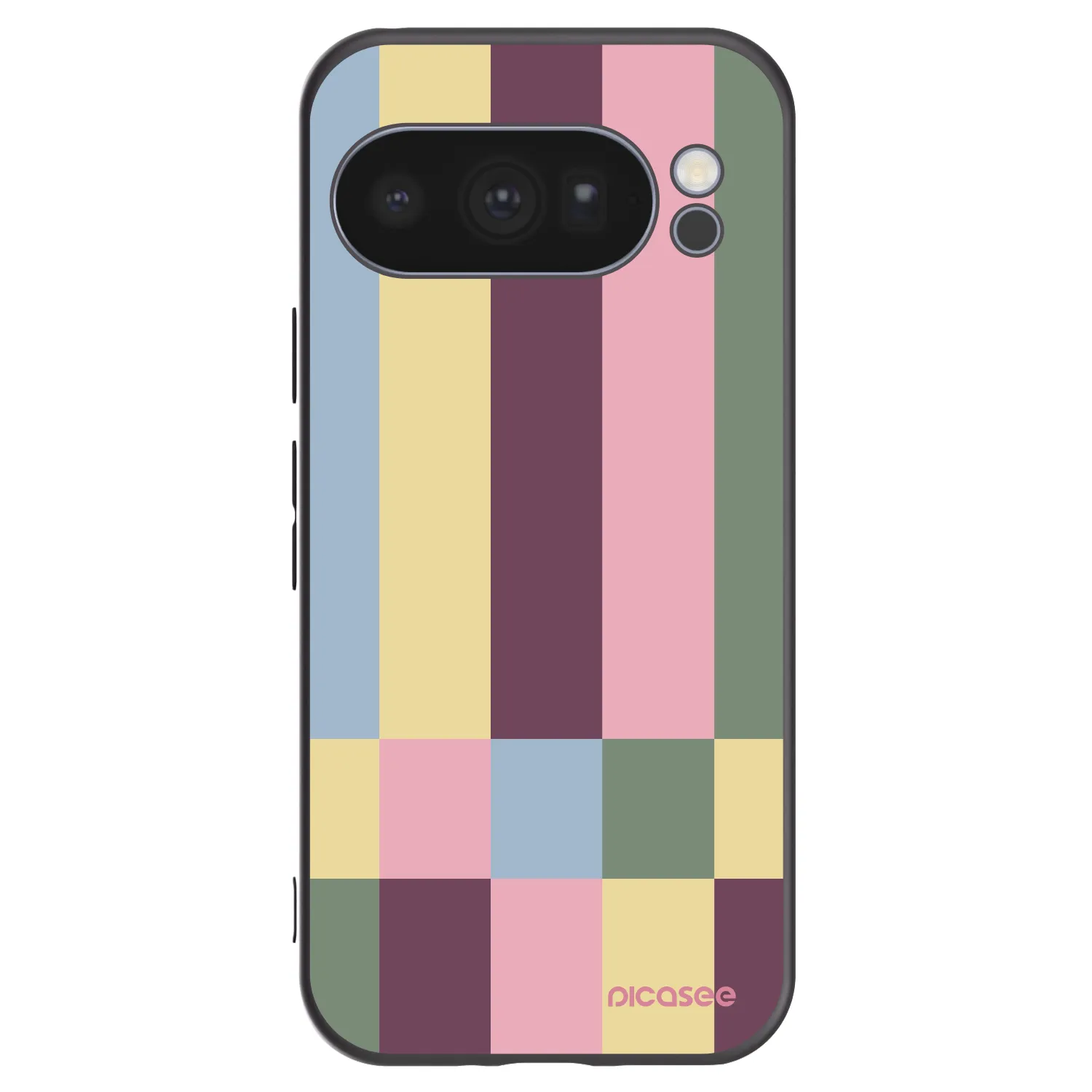 Picasee silikónový čierny obal pre Google Pixel 10 Pro - Lobby tiles