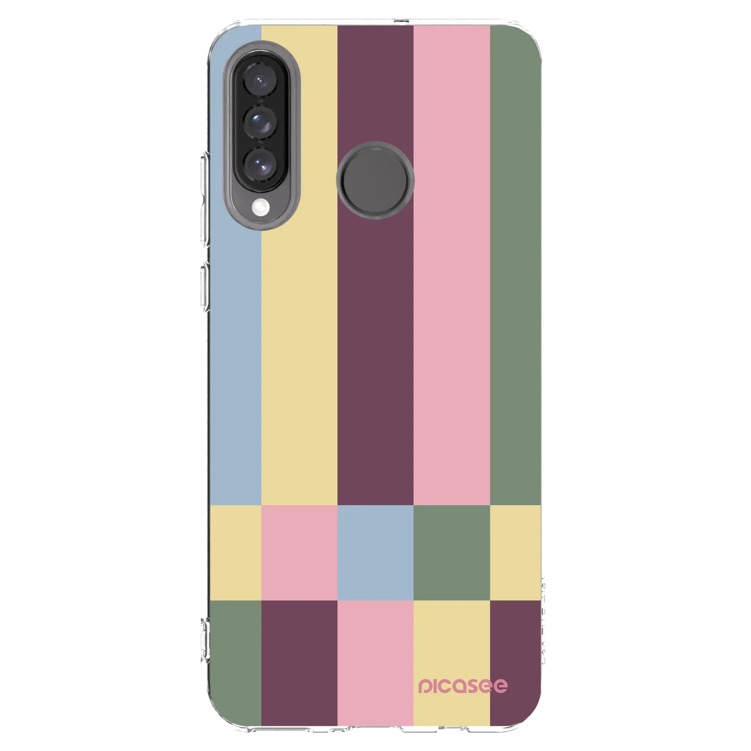 Picasee silikónový prehľadný obal pre Huawei P30 Lite - Lobby tiles