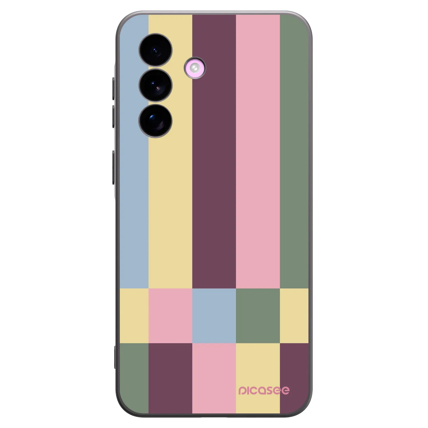 Picasee silikónový čierny obal pre Samsung Galaxy A57 5G - Lobby tiles