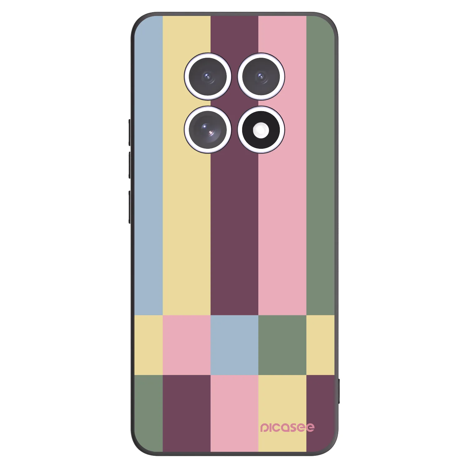 Picasee silikónový čierny obal pre Xiaomi Redmi Note 15 5G - Lobby tiles