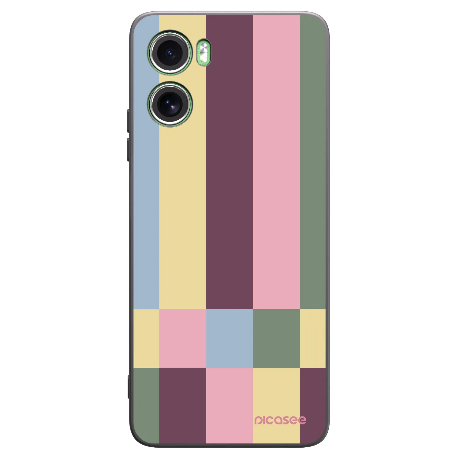 Picasee silikónový čierny obal pre Motorola Moto G06 - Lobby tiles