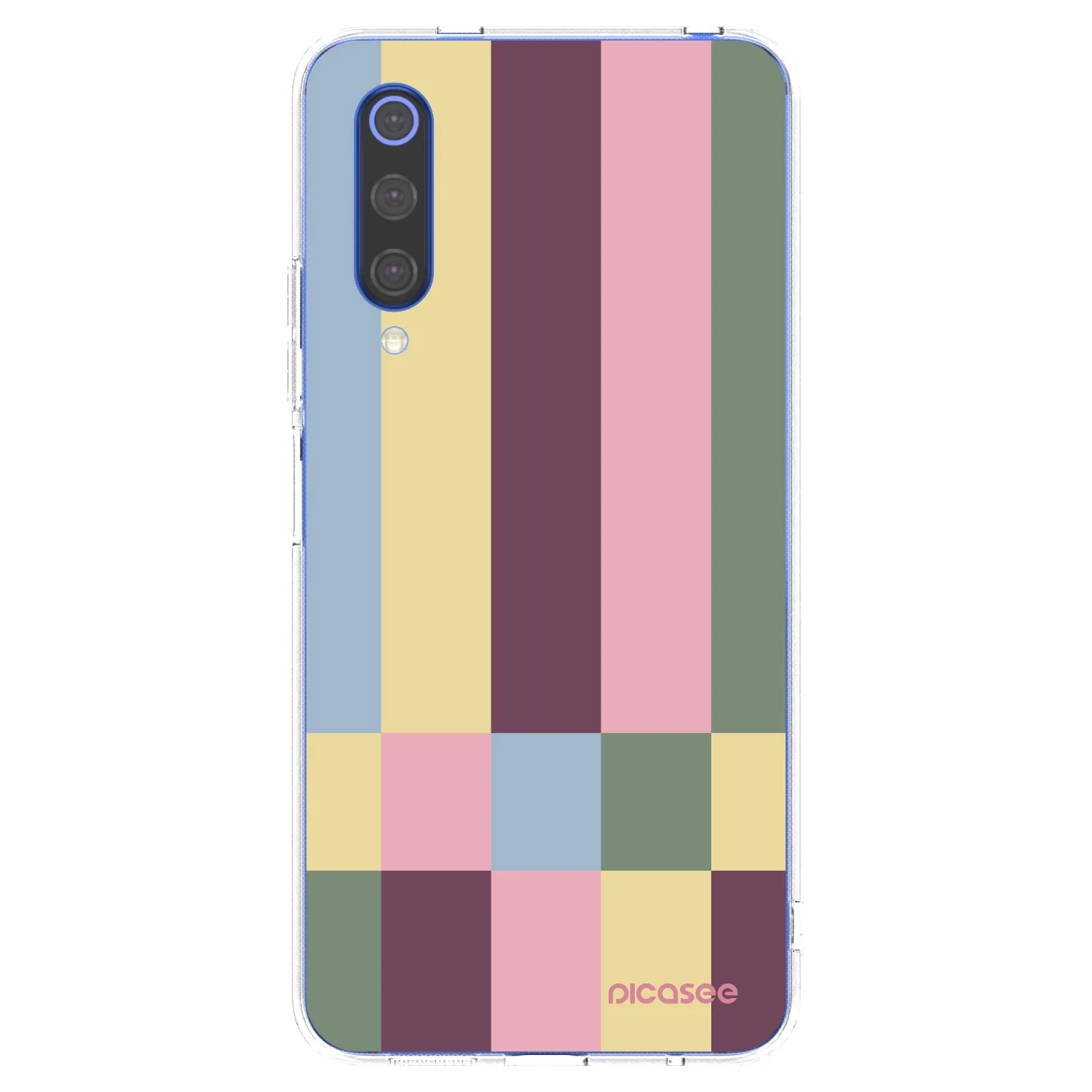 Picasee silikónový prehľadný obal pre Xiaomi Mi 9 SE - Lobby tiles