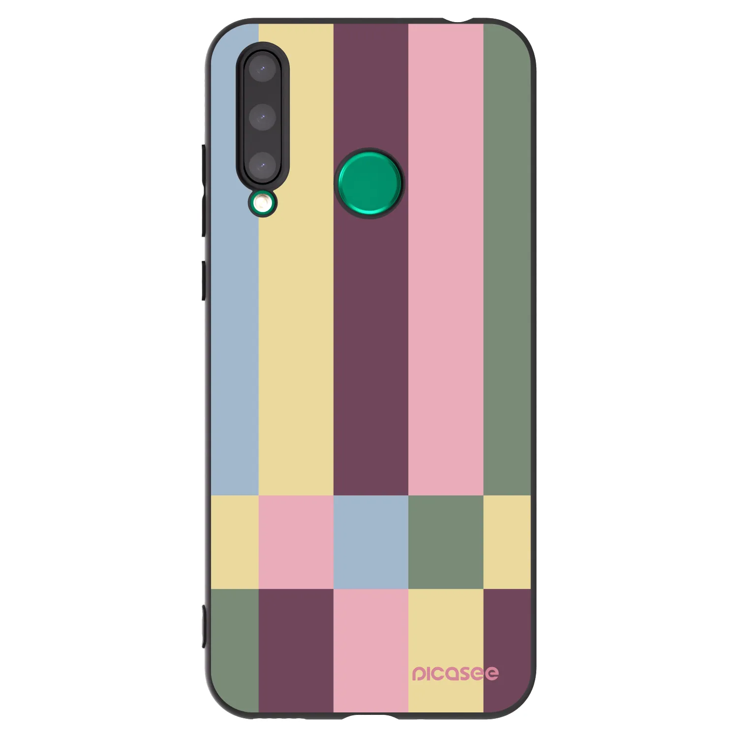 Picasee silikónový čierny obal pre Honor 20 Lite - Lobby tiles