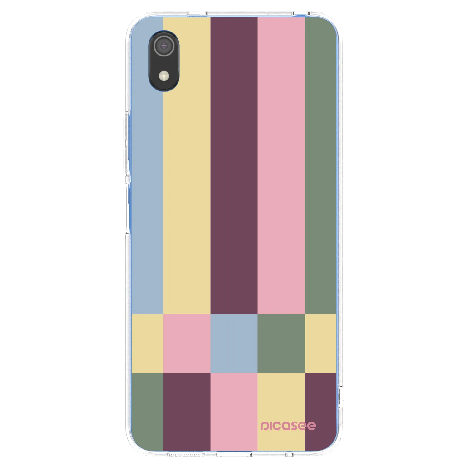 Picasee silikónový prehľadný obal pre Xiaomi Redmi 7A - Lobby tiles