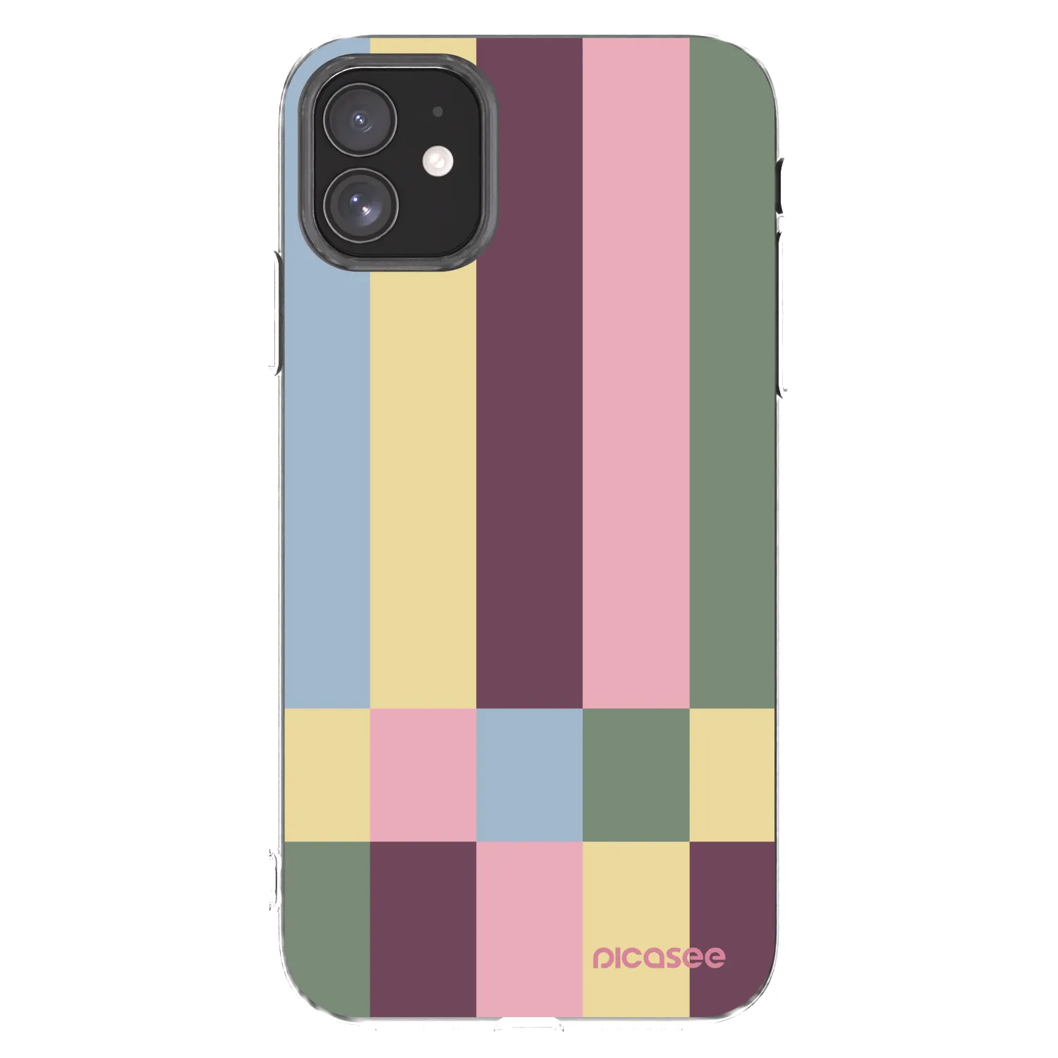 Picasee silikónový prehľadný obal pre Apple iPhone 11 - Lobby tiles