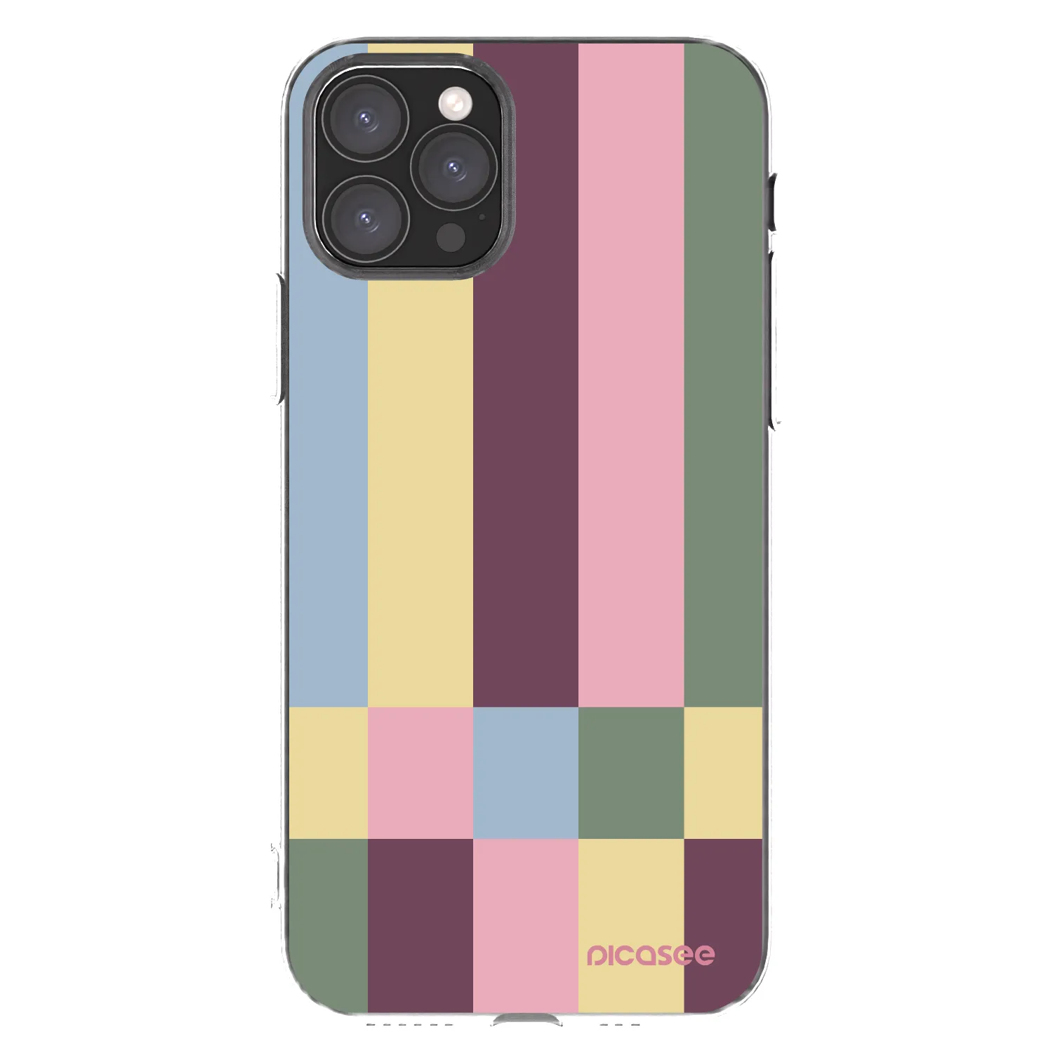 Picasee silikónový prehľadný obal pre Apple iPhone 11 Pro - Lobby tiles