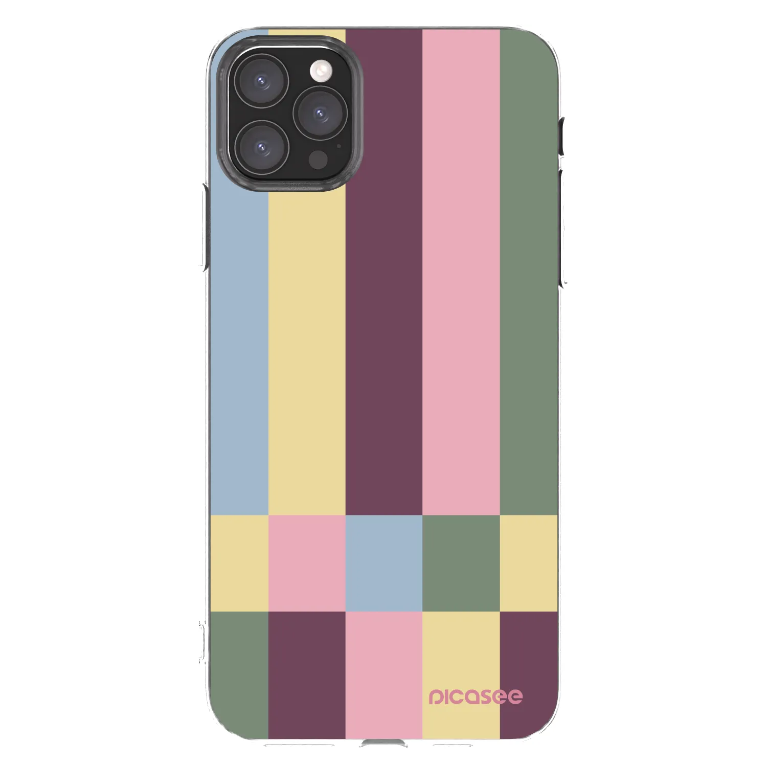 Picasee silikónový prehľadný obal pre Apple iPhone 11 Pro Max - Lobby tiles