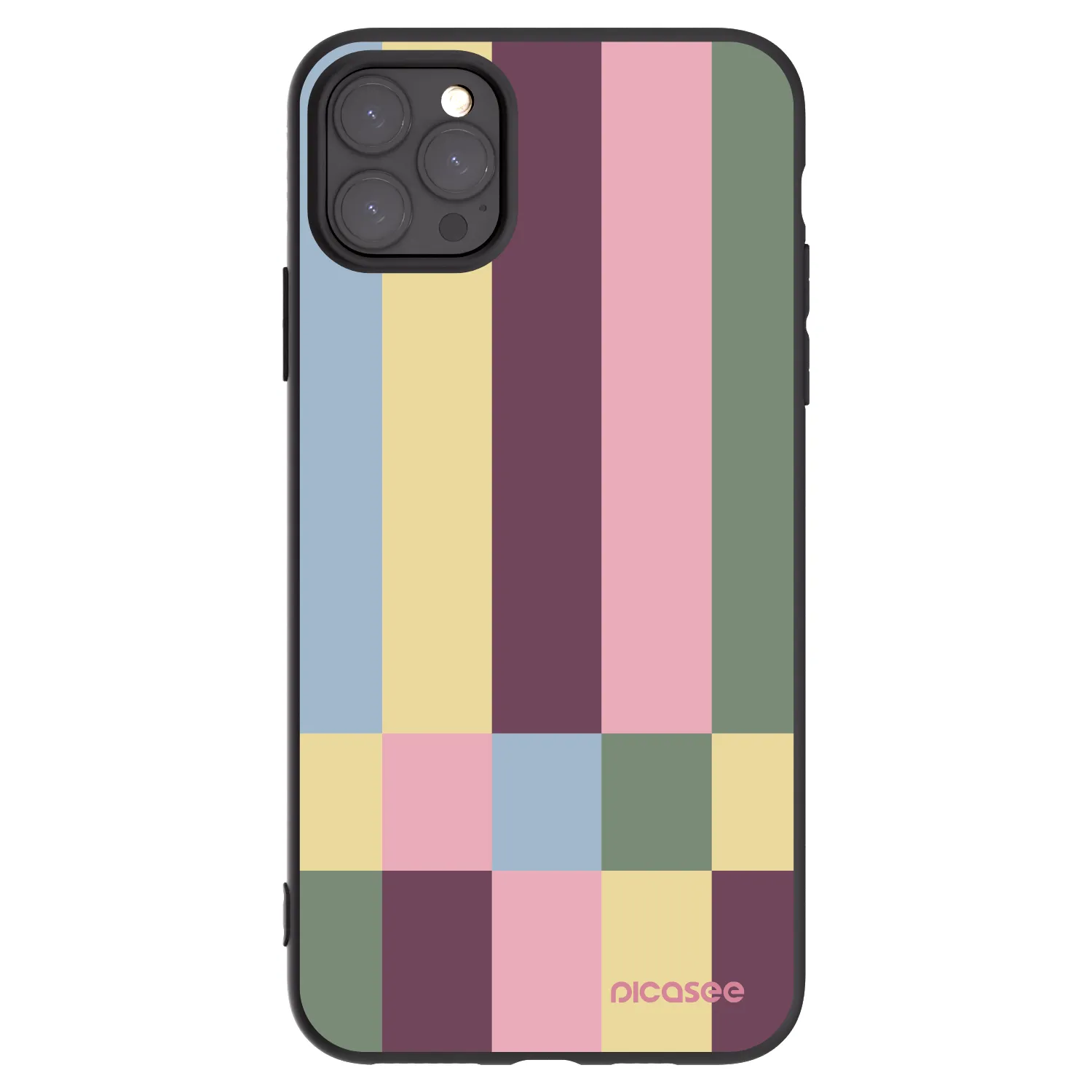 Picasee silikónový čierny obal pre Apple iPhone 11 Pro Max - Lobby tiles